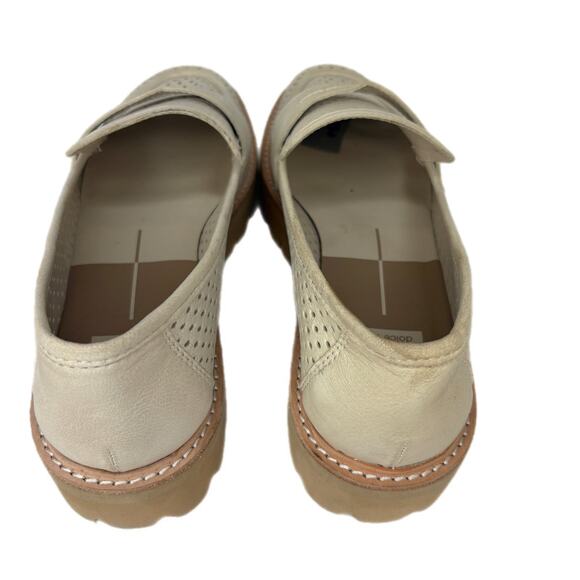 Dolce Vita Malila Perforated Chunky Loafers in Ivory - Women's Size 10 - Picture 7 of 10